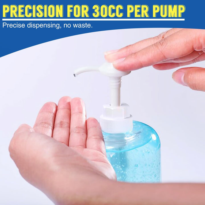 2 Pack 5 Gallon Pump Dispenser 38-400 1 Oz Dispenser Pump for Large Gallon Bucket with 50Cm Extended Tube, Cap to Avoid Dripping, Great for Shampoo, Conditioner, Bleach Liquid, Laundry, Detergent, Oil