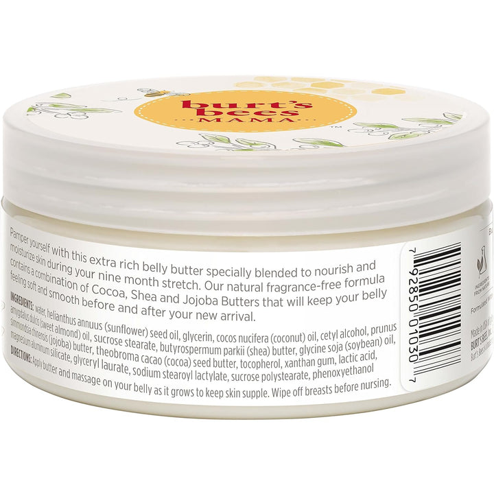Christmas Gifts, Mama Belly Butter, Stretch Mark Cream for Pregnancy Massages Body & Reduces Scar Appearance, Prenatal & Postnatal Skin Care, Shea Butter & Vitamin E Rich Formula, 6.5 Oz