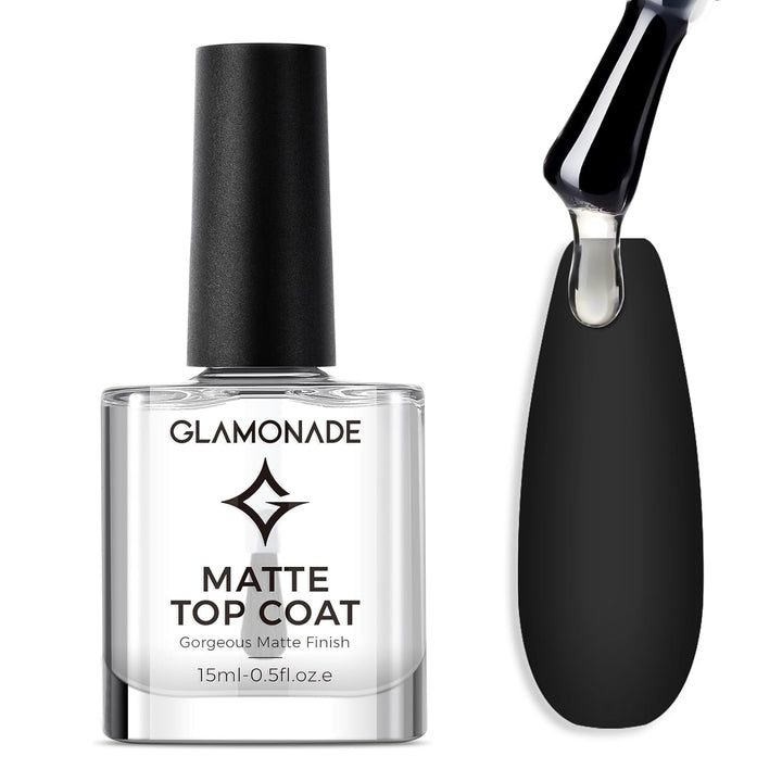 Top Coat Nail Polish Clear: Quick Dry Nail Polish No Chip High Shine Long Lasting Glossy Fast Air Dry Top Coat for Nail Art Manicure Salon Quality