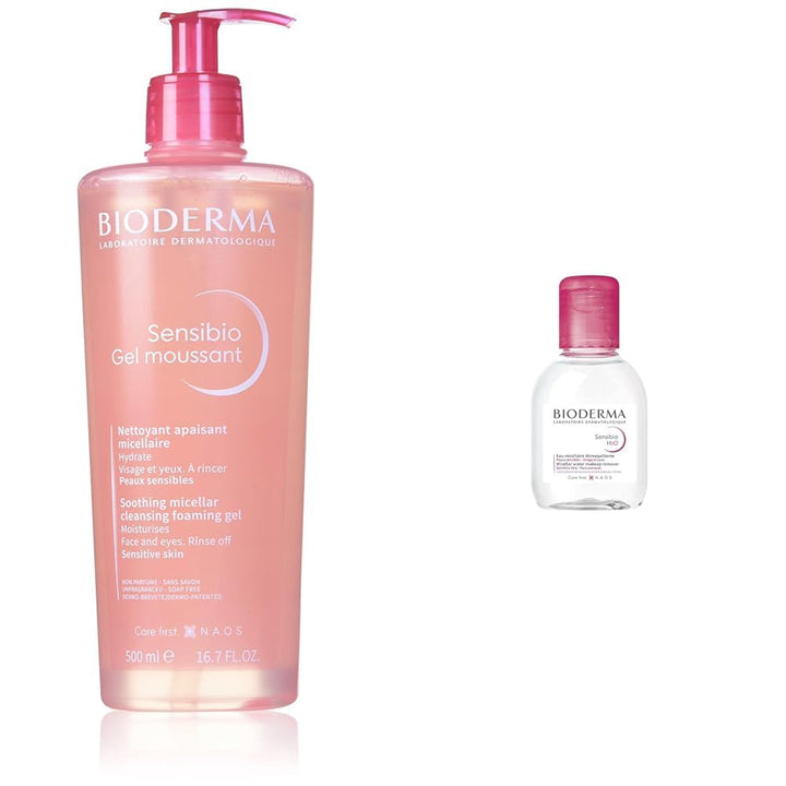 Sensibio Foaming Gel Cleansing and Make-Up Removing Refreshing Feeling for Sensitive Skin Unscented