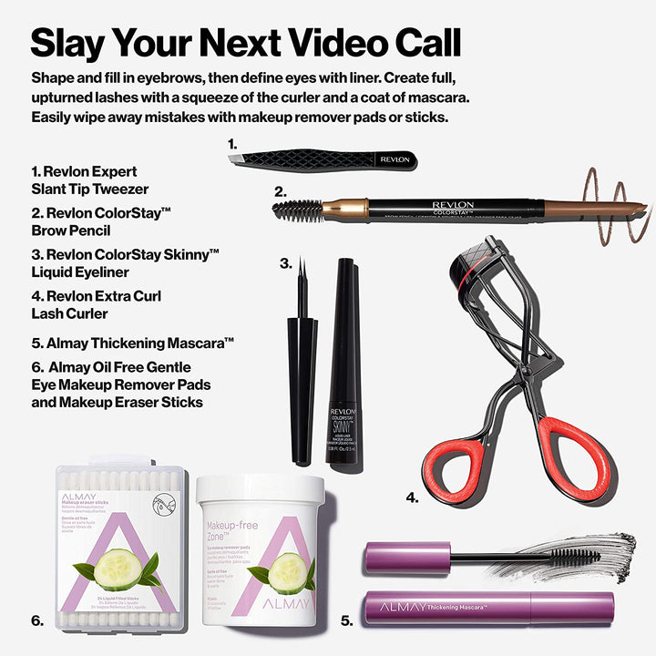 Colorstay Eyebrow Pencil with Spoolie Brush, Waterproof, Hair-Like Strokes for Natural Looking Brows, 205 Blonde, 0.021 Oz