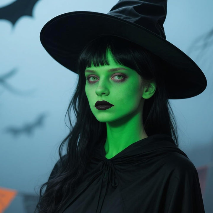 Green Face Body Paint,Halloween SFX Witch Makeup Elphaba Costume Face Paint,Camouflage Gamora Hunting Hulk Body Paint for Adults and Kids,St. Patrick’S Day Face Paint Makeup Accessories