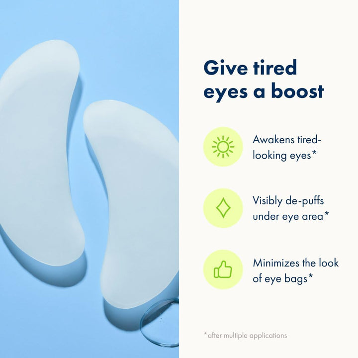 ™ for Tired Eyes Patches - Soothing Hydrogel Patches - Awakens and Visibly De-Puffs Undereyes with Multiple Applications (6 Count)