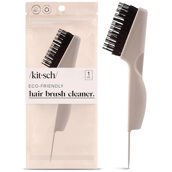 Hair Brush Cleaner Tool | Double-Sided 2-In-1 Brush Cleaner for Hair Brushes & Combs | Eco-Friendly Cleaning Tool with Pick & Bristles, Perfect Gifts for Women | Hair Stylist Essentials