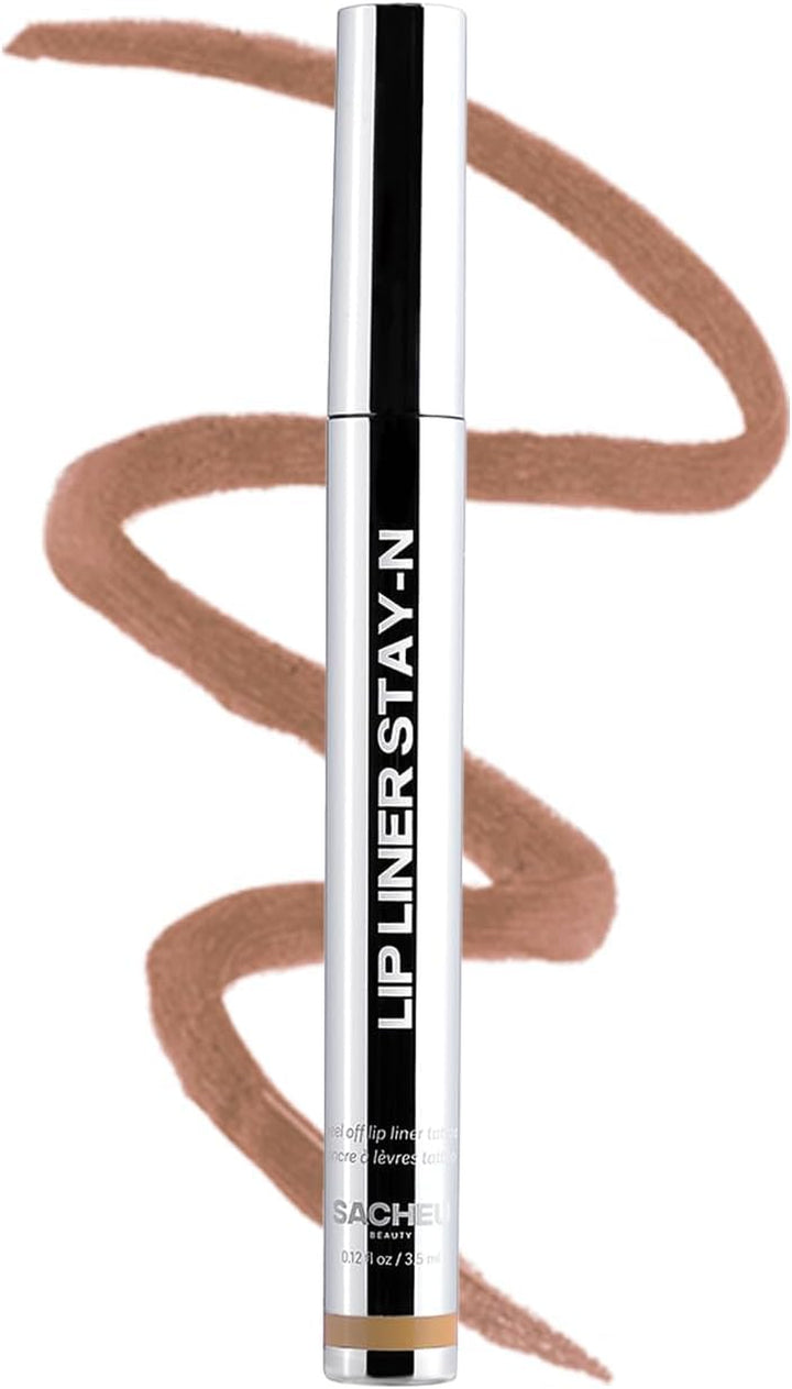 Lip Liner STAY-N Peel off Lip Stain — Long Lasting Matte Lip Tattoo Transfer Proof Lipstain Infused with Hyaluronic Acid & Vitamin E for All Skin Types — Vegan & Cruelty-Free, P-Inked