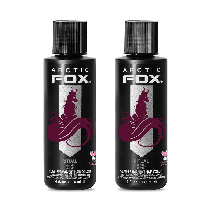 Vegan and Cruelty-Free Semi-Permanent Hair Color Dye (8 Fl Oz, PURPLE AF)