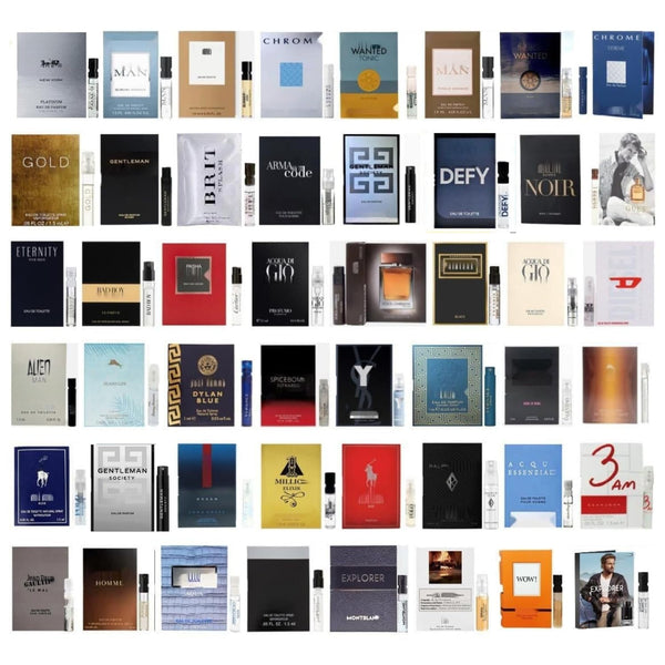11 Designer Samples Vials for Men