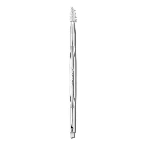 Precision Dual-Sided Eyebrow Brush, Makeup Brush for Shaping, Sculpting & Filling Brows, for Even Application, Vegan & Cruelty-Free