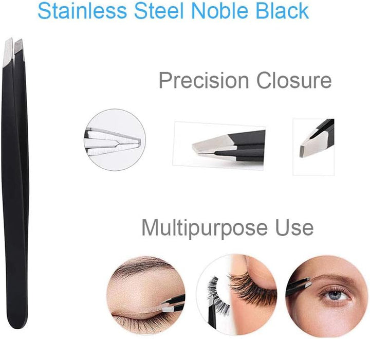 Eyebrow Razor, 5-In-1 Eyebrow Kit, Professional Eyebrow Grooming Set, Eyebrow Trimmer Set for Women and Men, Including Brow Razors Trimmer, Brush, Eyebrow Scissors, Slant Tweezers