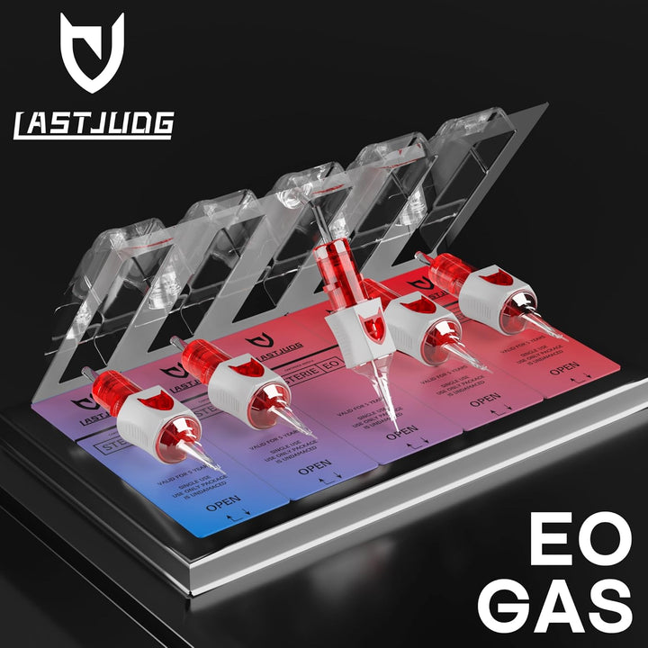 20PCS Tattoo Cartridge Needles #12 (9RS) Standard round Shader Tattoo Needles with Membrane Professional Disposable and Safety Tattoo Needles for Tattoo Pen