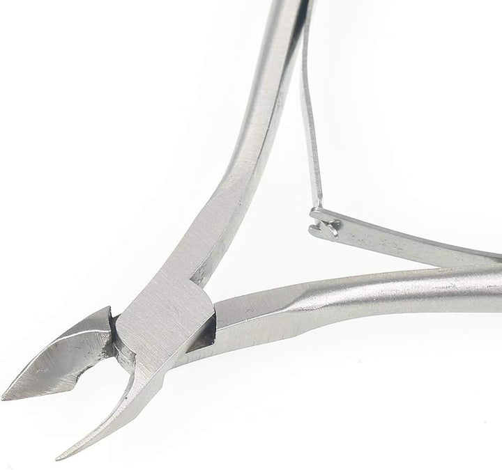 3Pcs/Set Nail Cuticle Scissors Pusher Remover Cutter Stainless Steel Cuticle Nipper Clipper Manicure Nail Tools Set Cuticle Spoon Pusher Remover Cutter Clipper Trimmer Scissors Manicure Tool (Item A)