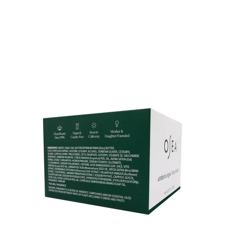 Undaria Algae™ Body Butter 6.7 Oz - for Dry Skin - Ultra Hydrating Whipped Shea Butter + Ceramides - Vegan Skincare & Clean Bodycare - Thick Body Cream - for Extremely Dry Crepey Skin