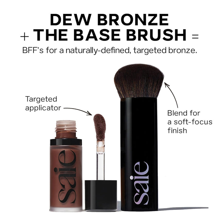 Dew Bronze - Hydrating Liquid Bronzer Stick for a Sun Kissed Glow - Liquid Contour Stick Infused with Nourishing Skin Care Ingredients - Sculpted Face Makeup Essential - Sand (0.4 Oz)