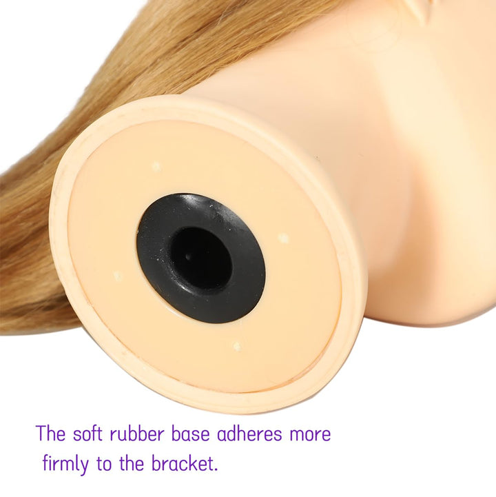 Mannequin Head 99% Human Hair for Hairstyling - Heat Resistant Manikin Head for Cosmetology Students, Professionals & Practice Exams (Blond 27#)