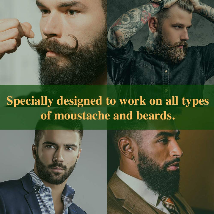 Moustache Wax Hang Pack, Neutral Color 0.5 Oz X 3 Packs