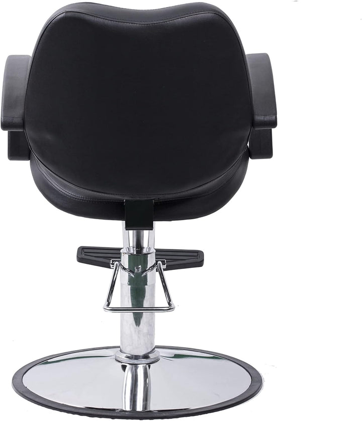 Hair Beauty Salon Equipment Black Hydraulic Barber Styling Chair