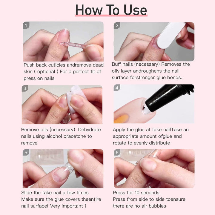 Super Strong Nail Glue 15G for Press on Nails - Quick Drying, Semi Solid, Long Lasting, No UV Light Needed