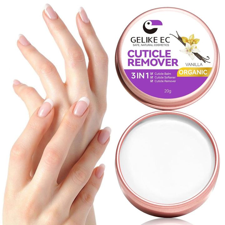 Cuticle Cream for Dry Damaged Cuticles Organic Nail Cuticle Remover for Dry, Rough Hands Cracked Rigid Skin - Professional for Salon Home Use