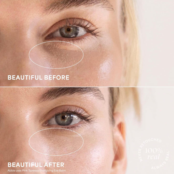 Skin Care Spresso Energizing Eye Balm - Energizing & Hydrating Caffeine under Eye Treatment for Dark Circles, Portable and Perfect to Use On-The-Go, 0.35 Oz.