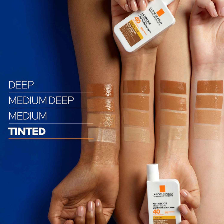 Anthelios Sunscreen SPF 50, Ultra-Light Fluid Broad Spectrum SPF 50, Face Sunscreen with Titanium Dioxide Mineral, Lightweight & Fast-Absorbing, Oil-Free, Matte Finish