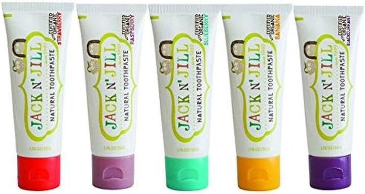 Natural Toothpaste for Baby and Infants - Fluoride Free Training Toothpaste, 40% Xylitol, BPA Free - Strawberry, 1.76 Oz (Pack of 1)