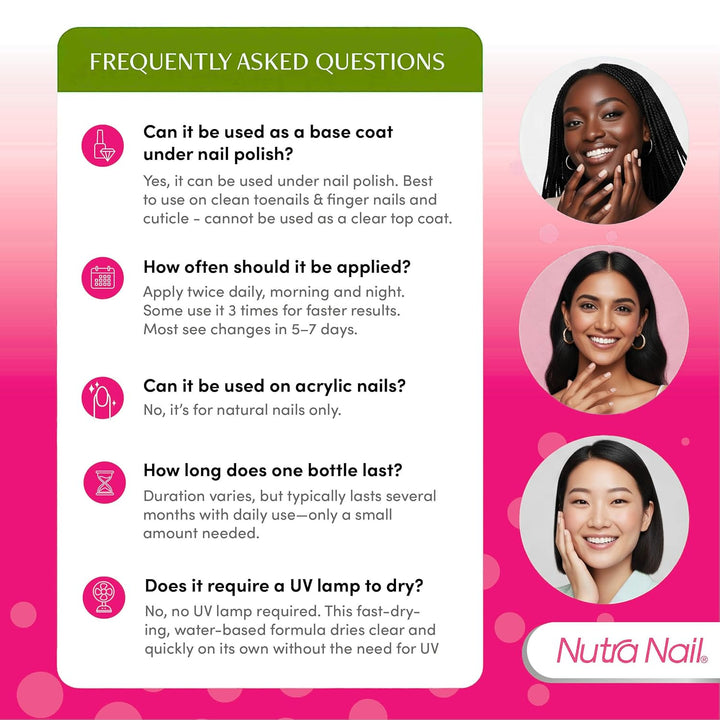 5 to 7 Day Growth Treatment - Fast Keratin Nail Hardener & Nail Strengthener for Thin Nails, Brittle & Damaged (0.47 Fl Oz)