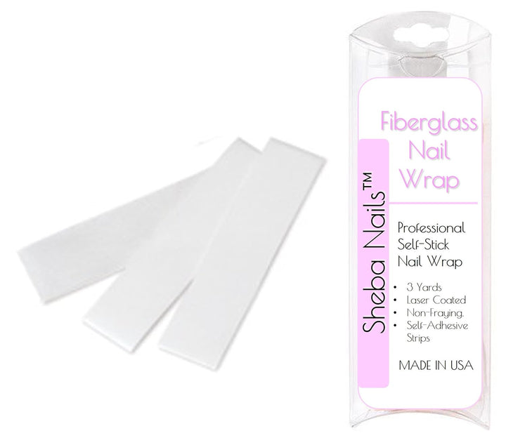 Fiberglass Nail Wrap Self Adhesive Strips 3 Yards - Nail Bandage - Use to Repair Natural Nails - Great for Strengthening Weak, Thin Nails - Natural Looking
