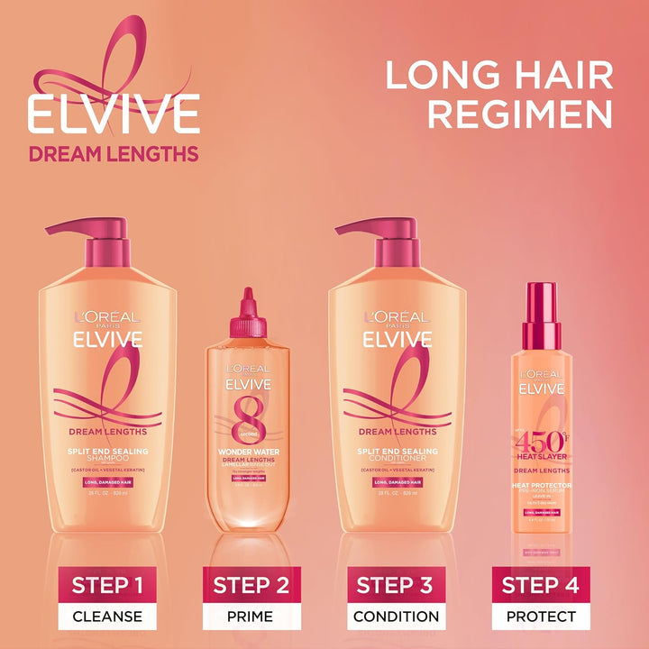 Elvive Dream Lengths Shampoo and Conditioner Kit, Paraben Free, 1 Kit