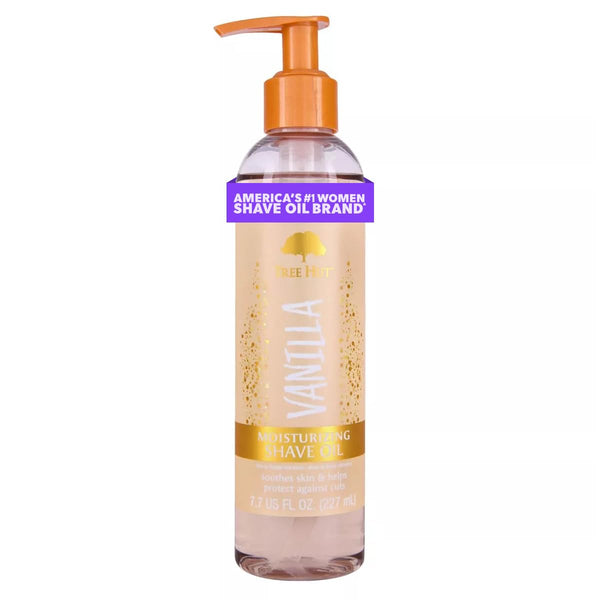 Vanilla Moisturizing Shave Oil, Gel-To-Oil Formula, Ultra Hydrating Barrier for a Close, Smooth Shave, for All Skin Types, 7.7 Fl Oz