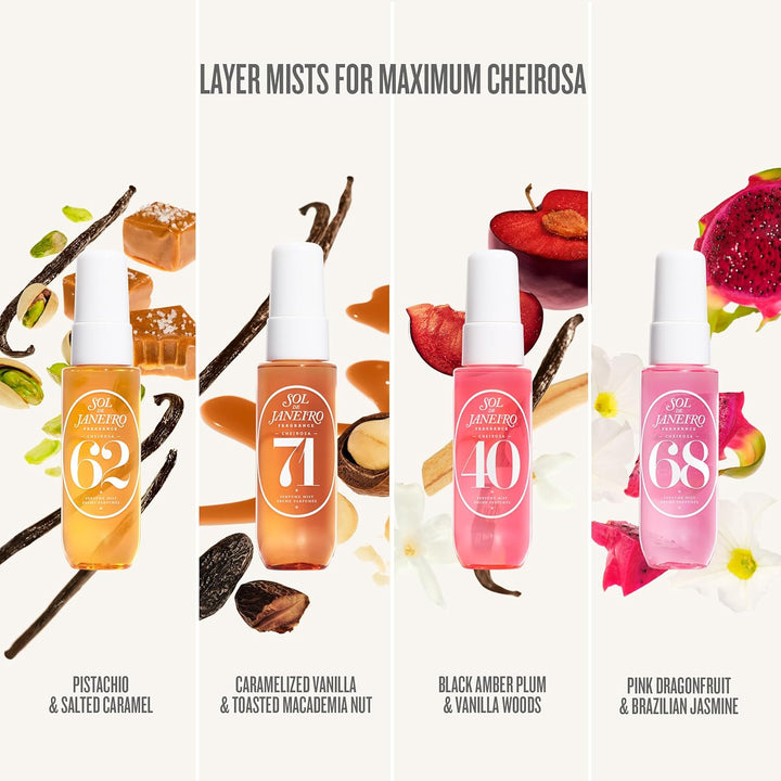 Spritz & Shine Cheirosa Perfume Mist Set | Amazon Exclusive | Perfume Mist Discovery Set of 4 | Holiday Gift Set | $48 Value