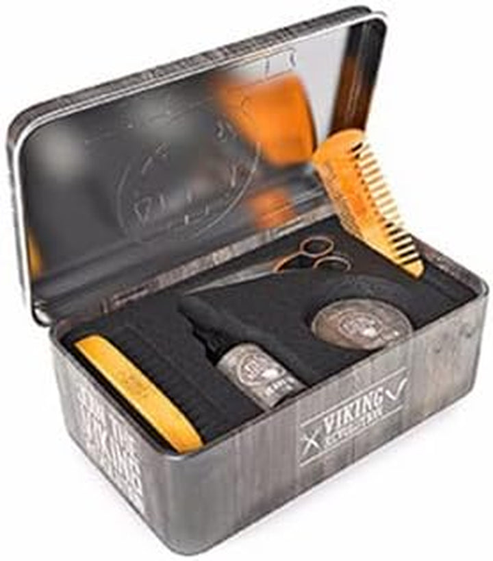 - Ultimate Beard Kit - Beard Grooming Kit with Beard Brush, Beard Comb, Beard Balm, Beard Oil, Beard & Moustache Scissors - Gifts for Men