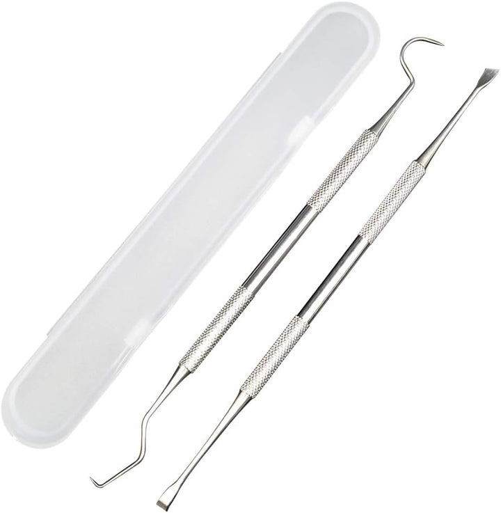 Professional Dental Tools,  Stainless Steel Teeth Cleaning Tools for Dentist, Personal Using, Pets, Dental Hygiene Kit with Dental Scaler Pick, Tooth Tartar Scraper Remover and Storage Box