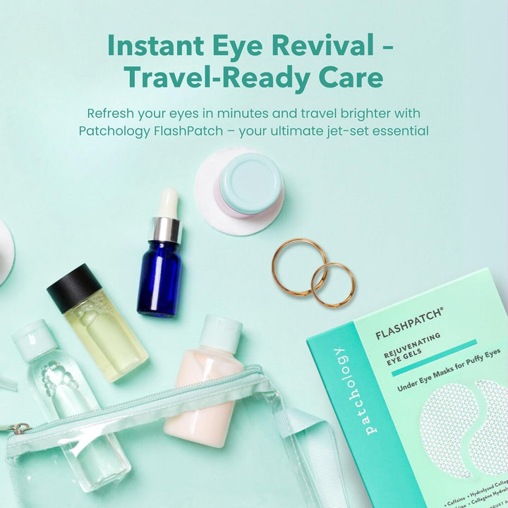 under Eye Gel Patches – Natural Eye Masks for Puffy Eyes, Dark Circles & Eye Bags, Soothing Skincare Treatment for All Skin Types, Beauty & Personal Care Essentials (5 Pairs)