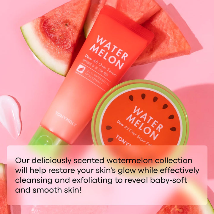 Watermelon Dew All over Body & Face Serum, Hydrating Serum for Glowing Skin, Korean Skincare, Watermelon Extract, Aloe Leaf Extract & Centella Asiatica, All Skin Types