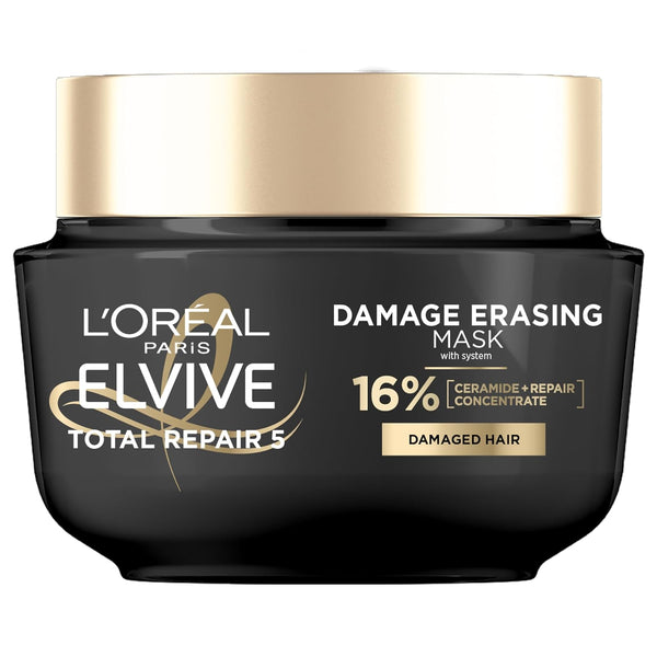 Elvive Total Repair 5 Damage-Erasing Balm with Almond and Protein, 8.5 Ounce (Packaging May Vary)