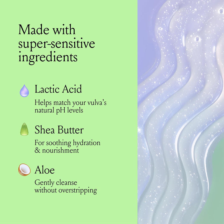 - V Smooth - Shave Gel + Cleanser for Pubic Hair & Skin - Ph-Balanced - Fragrance-Free - Gynecologist-Approved - 6.5 Oz.