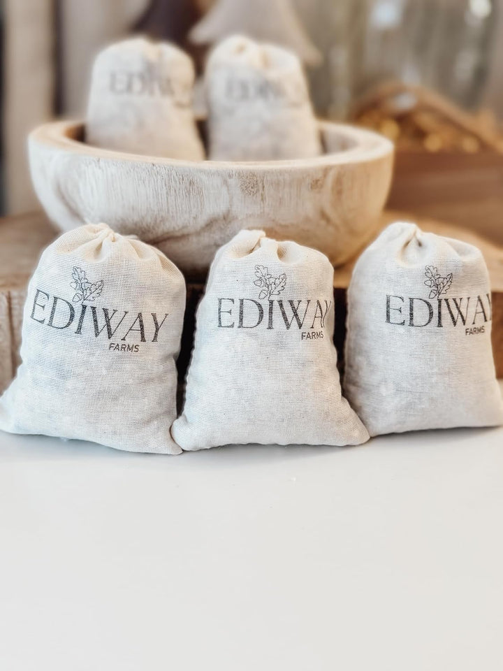 Sleepy Blend Set of 5 Soothing Aromatherapy Rosemary and Lavender Bath Teas with Epsom and Himalayan Pink Salts, Essential Oils, Coconut Milk Powder, Oats, and Dried Florals | Relaxing Gift Idea