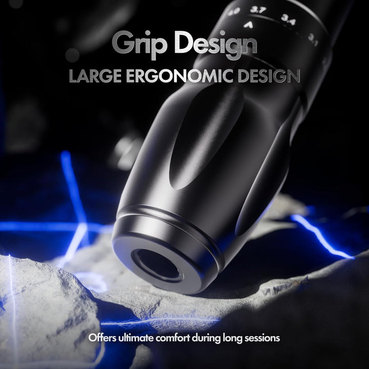 Wireless Tattoo Machine for Beginners, Professional Wireless Tattoo Gun with 7 Adjustable Strokes Length, Tattoo Pen Machine 1600Mah Power Supply for Tattoo Artists