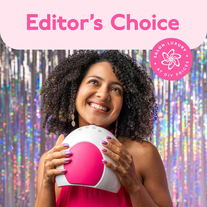 SUN2C UV Light for Nails, UV LED Nail Lamp with 4 Timer Settings, Curing Lights Compatible with All Gel Polish Rose