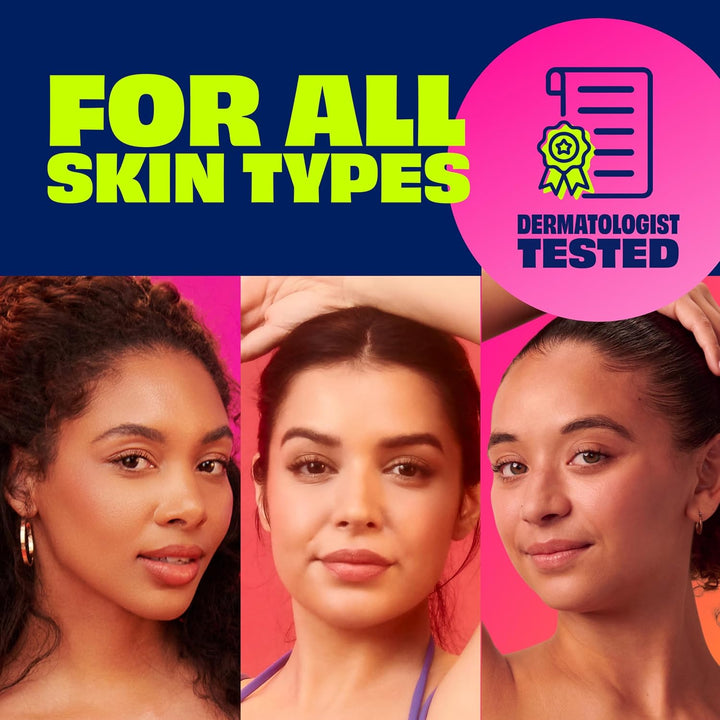 Prep & Smooth Face Exfoliating Depilatory Cream for Women - Effective Hair Removal for Smooth Skin with Hyaluronic Acid, 1.76 Oz