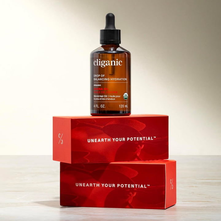 Organic Jojoba Oil, 100% Pure (4Oz) | Moisturizing for Face, Hair, Skin & Nails | Natural Cold Pressed Hexane Free | Base Carrier Oil