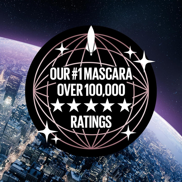 Lash Sensational Sky High Waterproof Mascara Makeup, Volumizing, Lengthening, Defining, Curling, Multiplying, Buildable Formula, Very Black, 1 Count