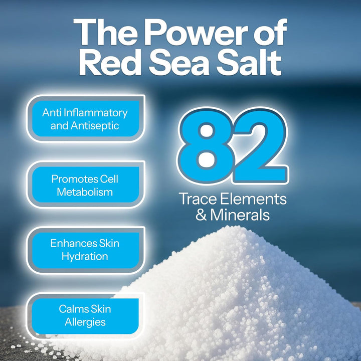 Body Piercing Foam Soap - Organic Sea Salt Aftercare with Aloe Vera, Alcohol-Free, Unscented, Vegan & Gentle Cleansing Tattoo and Piercing Soap for Healing & Moisturizing - 1.7Oz