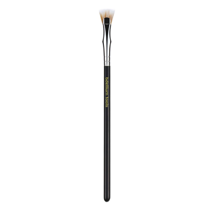 Professional Makeup Brush - Maestro Series 730 Bent Mascara Fan - with Soft Synthetic Fibers, for Applying Mascara (Black, 1Pc)