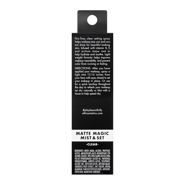 , Matte Magic Mist & Set - Small, Lightweight, Long Lasting, Mattifying, Revitalizes, Controls Shine, Refreshes, Hydrates, All-Day Wear, 2.0 Fl Oz