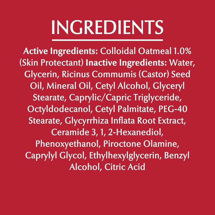 Eczema Relief Cream, Full Body Lotion, Moisturizing Eczema Cream with Colloidal Oatmeal (Skin Protectant) and Ceramide 3, 8 Oz Tube