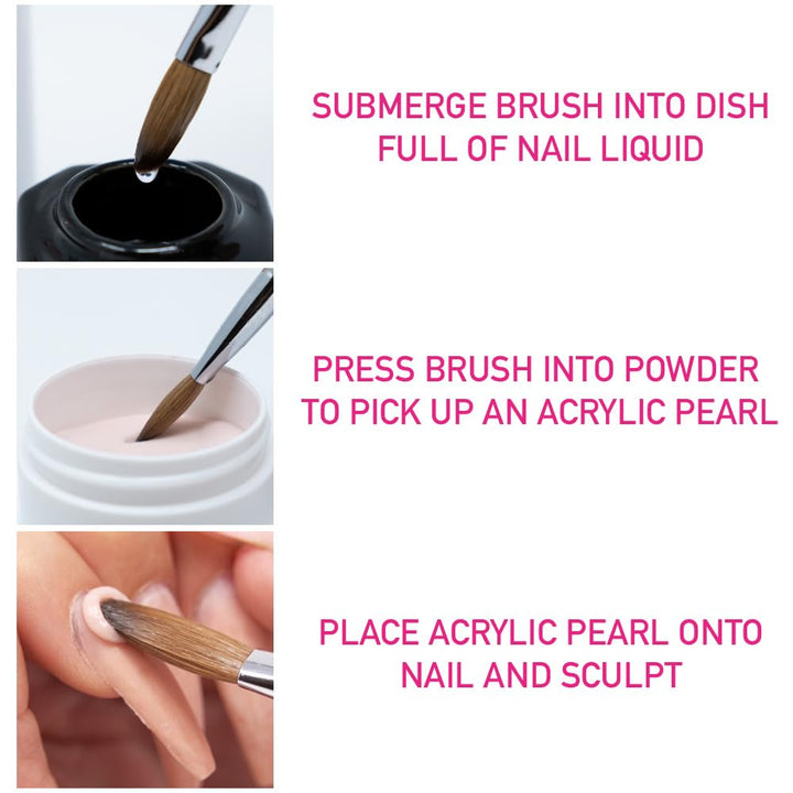 Young Nails Nail Liquid. Professional Grade High Quality Monomer. Use with Nail Powder for Acrylic Nails at Home. Low Odor, Mess + MMA Free, Non-Yellowing Nail Liquid