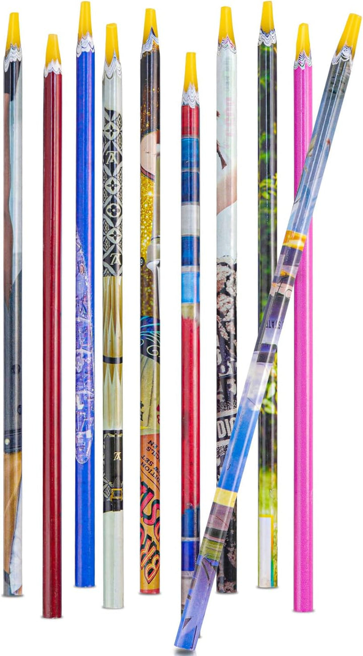 Self Adhesive Pickup Pencil for Rhinestones and Diamond Painting, 10 PCS Long Rhinestone Picker Tool Kit for Nail Art, Nail Dotting Tools for Manicure, Jewel Applicator Gem Picker Pen Tool