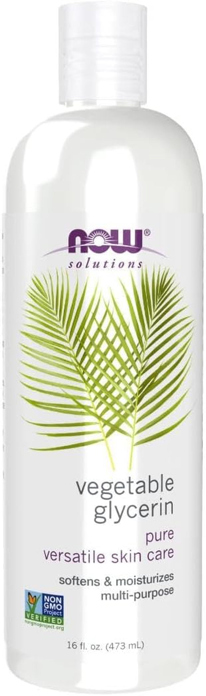 Solutions, Vegetable Glycerin, 100% Pure, Versatile Skin Care, Softening and Moisturizing, 16-Ounce
