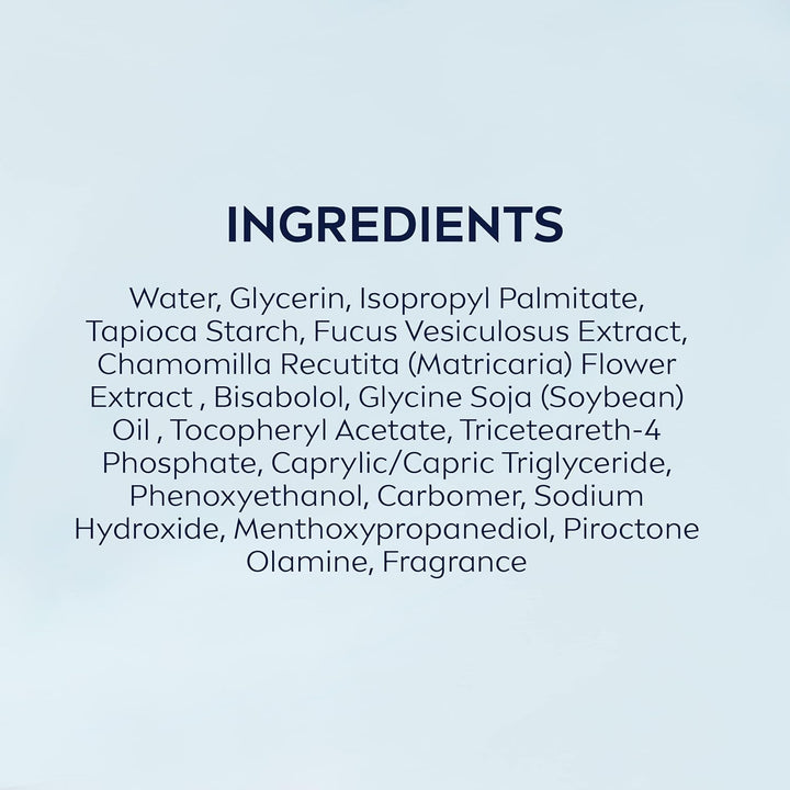 Sensitive Cooling Post Shave Balm with Vitamin E, Chamomile and Seaweed Extracts, 3 Pack of 3.3 Fl Oz Bottles